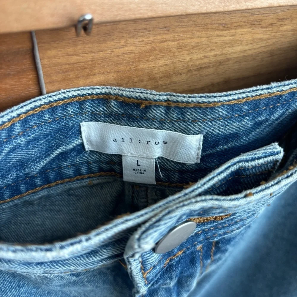 All row Jules Denim Skirt, Size L - Picture 11 of 16